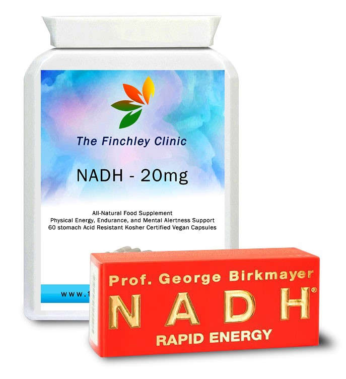 NADH Rapid Energy and NADH Stomach Acid Resistant Capsules